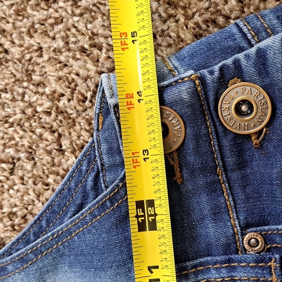 Dungaree Parisian Collection Shorts Bib Overalls Size 7 - Picture 6 of 8